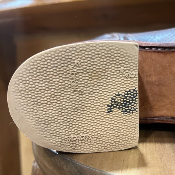 Frye Campus Boots, Brown Leather Heeled Boots - Picture 16 of 16